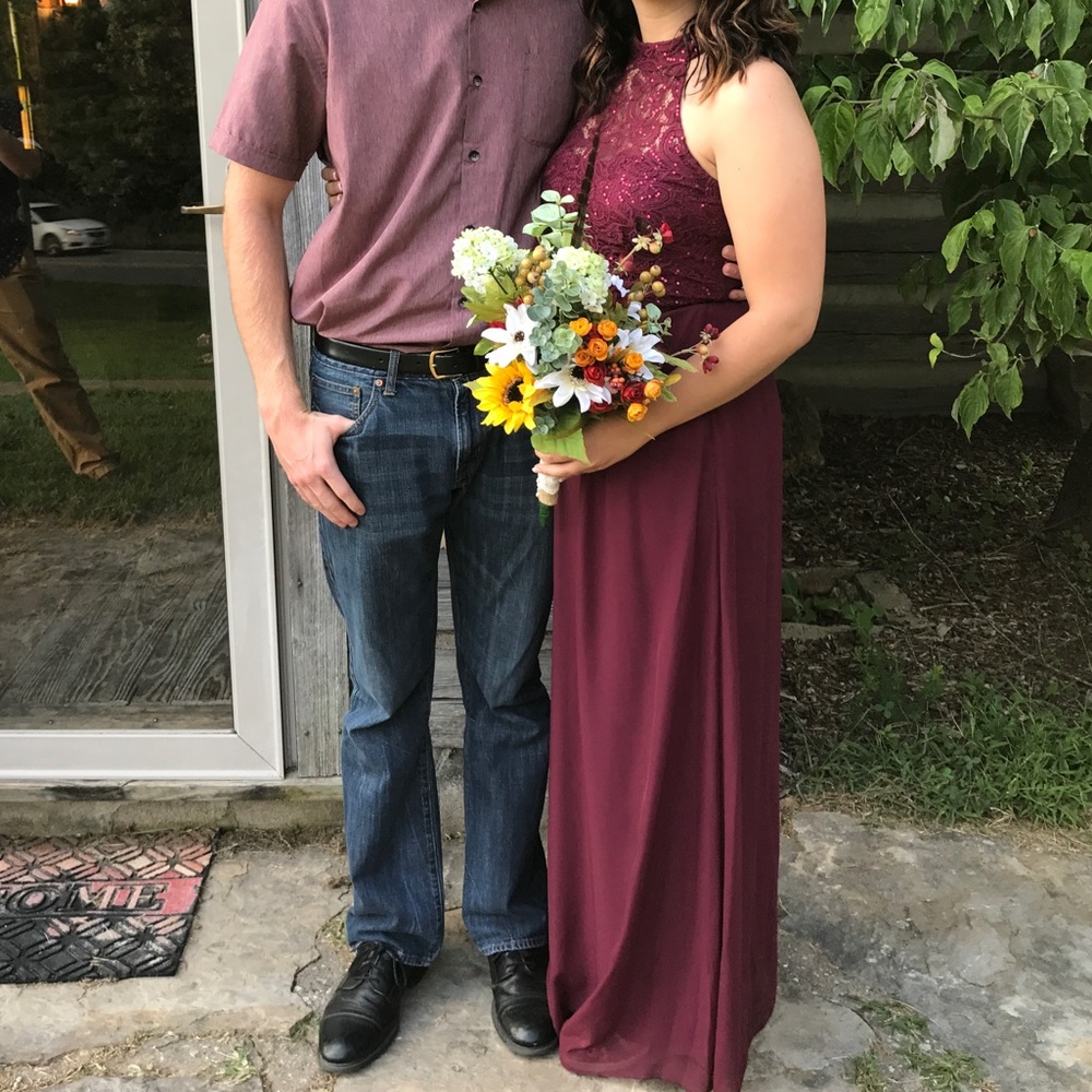 David’s Bridal Bridesmaid Dress